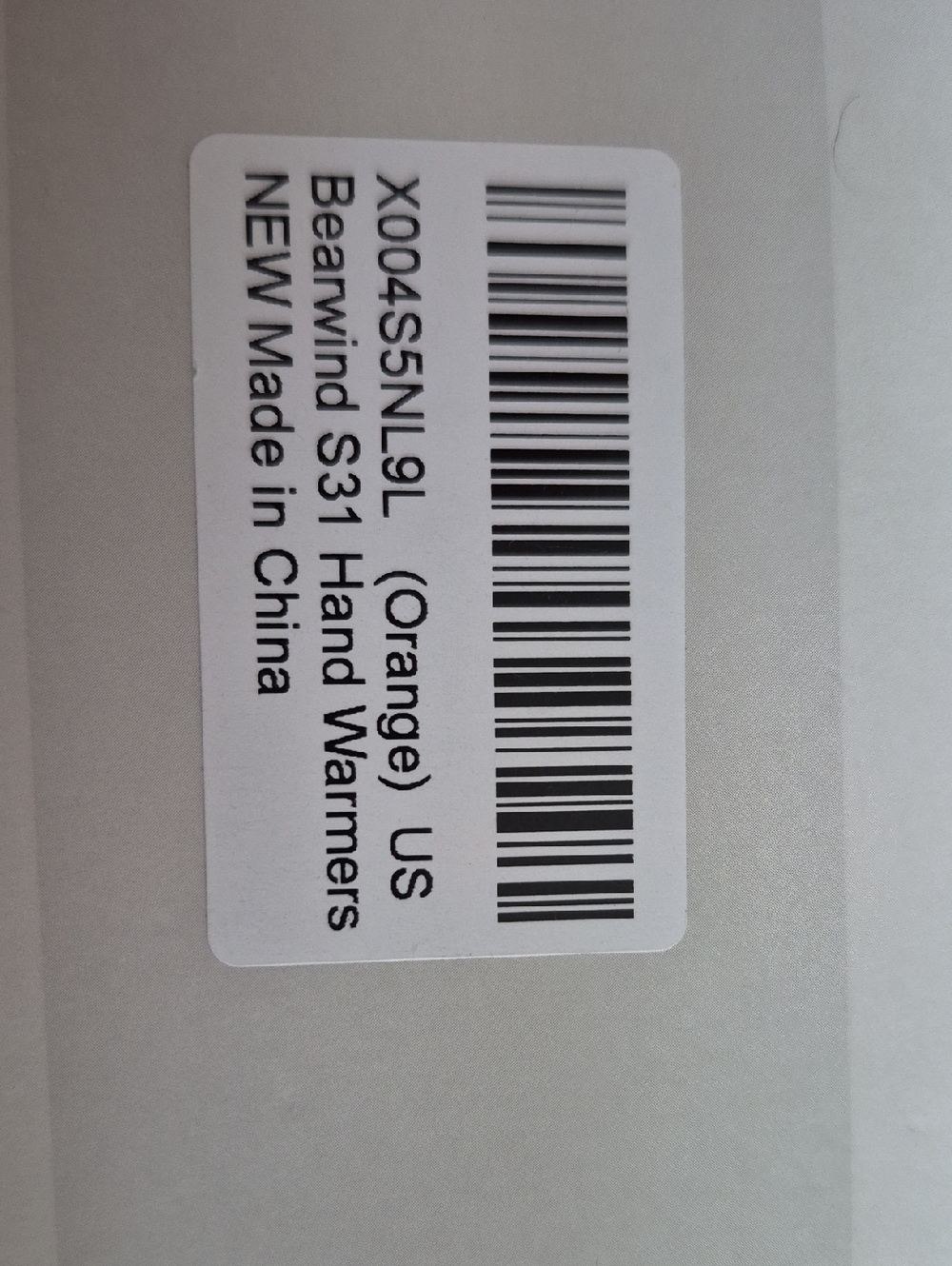 Bearwind S31 Rechargeable Hand Warmers - New In Sealed Original Box - Picture 3 of 4